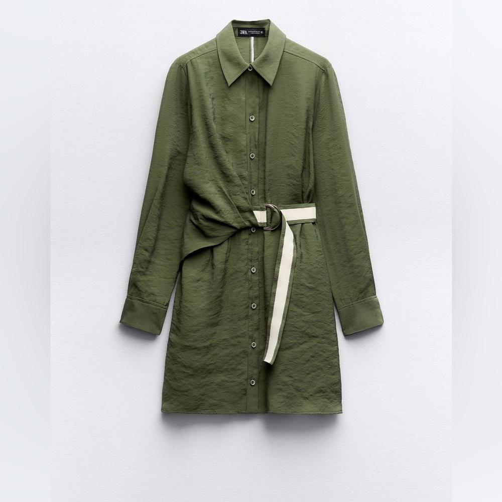 Zara Belted Shirtdress